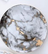 Different Colored Carrara Marble Plates