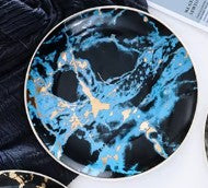 Different Colored Carrara Marble Plates