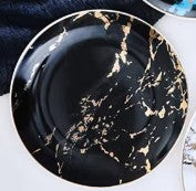 Different Colored Carrara Marble Plates