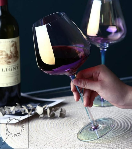 Big Balloon Colorful Wine Glass
