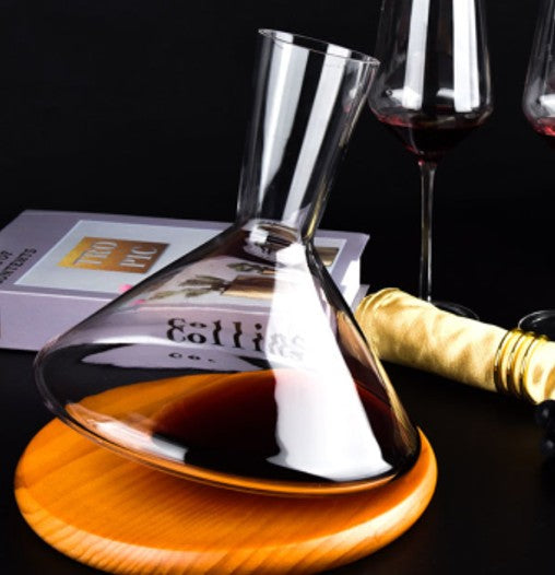 Rotating 1000 ml Wine Decanter