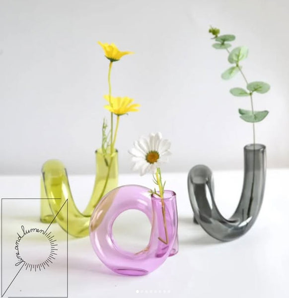Curved Vase / Candleholder