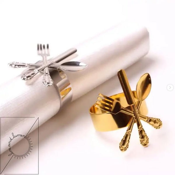 Cutlery Design Napkin Ring
