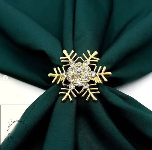 Snow Flake Napkin Ring
