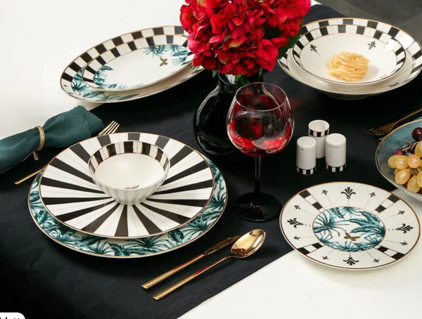 Porland Palms Dessert Set