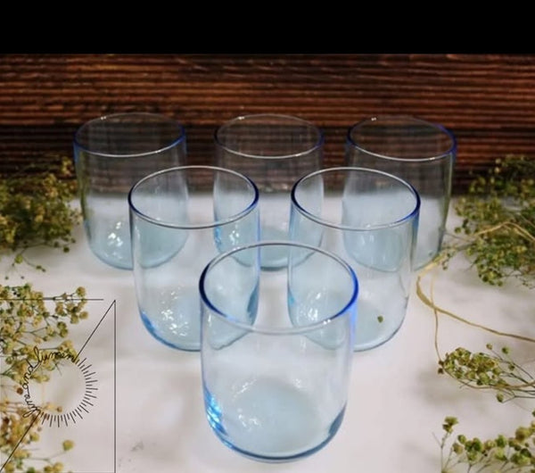 Blue Turkish Water Set - 6 Pieces / Set