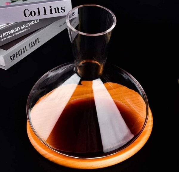 Rotating 1000 ml Wine Decanter