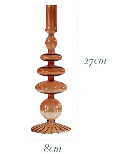 Brown Vase / Candleholder