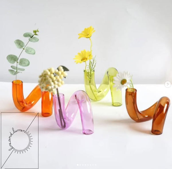 Curved Vase / Candleholder