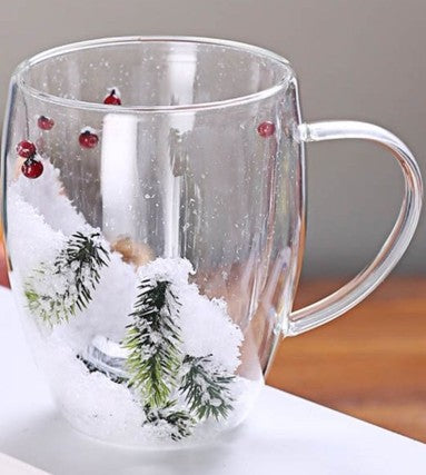 Snow Double Wall Mug