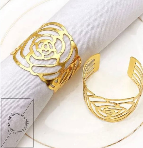 Rose Elegant Napkin Ring