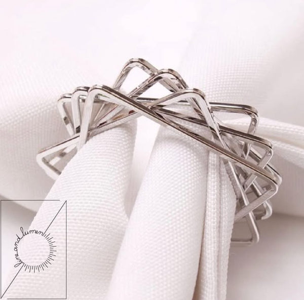 Geometric Elegant Design Napkin Ring