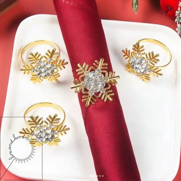 Snow Flake Napkin Ring