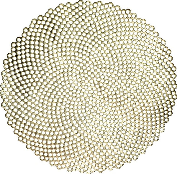 Gold Perforated PVC Placemat