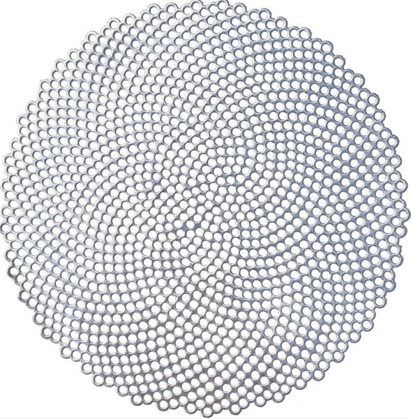 Silver Perforated Placemat