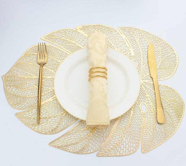 Gold Banana Leaf Placemat
