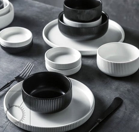 Rippled Japanese Set