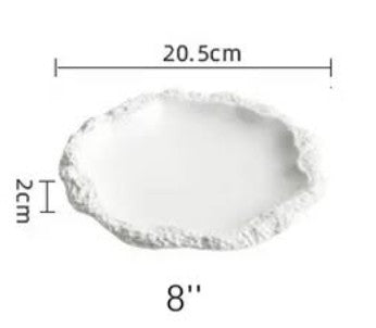 White Stone Plates
