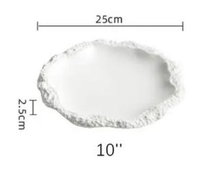 White Stone Plates