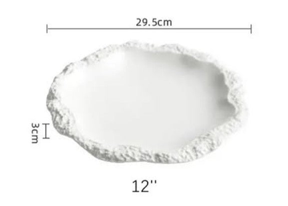 White Stone Plates