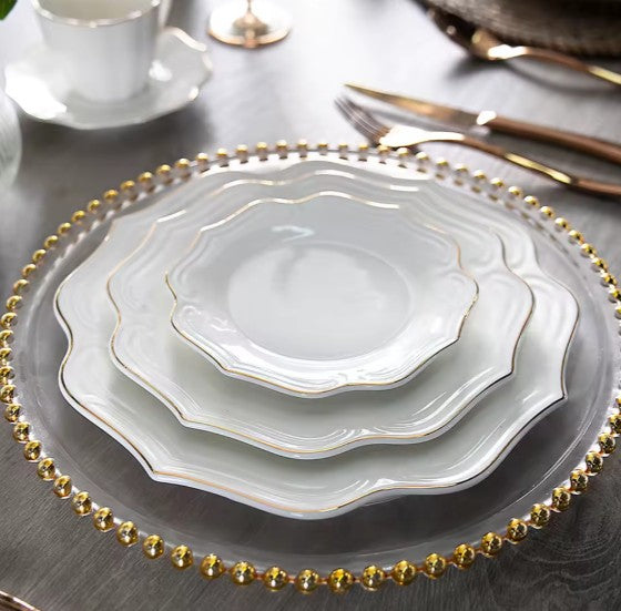 Flower Porcelain Dinner Set For 6 people 30 pieces