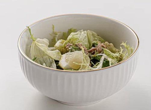 Meghle / Dessert Rippled Porcelain Bowl