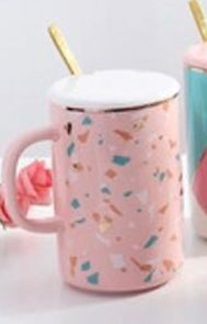 Pink With Colors Collection Mugs