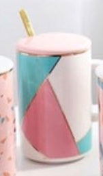 Pink With Colors Collection Mugs