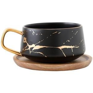 Gold And Marble Japanese Style Mugs