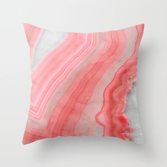 Salmon Quartz Cushion Cover