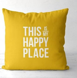 This is my Happy Place Cushion Cover