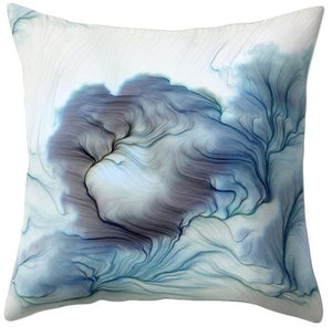 Blue Smoke Cushion Cover