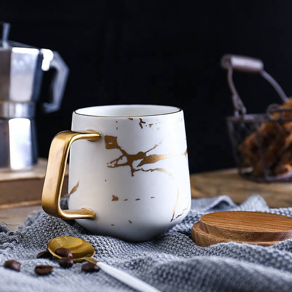 Gold And Marble Nordic Style Mugs