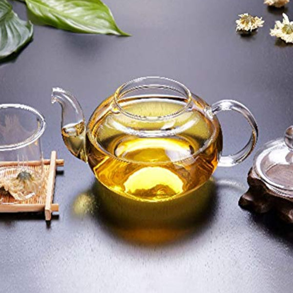 Heat Resistant Glass Tea Pot