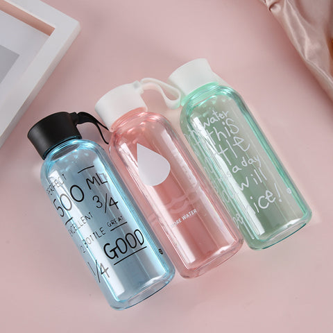 Clear Glass Water Bottles