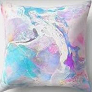 Colorful Marble Cushion Cover