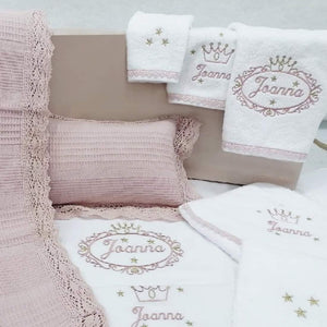 Customize Your Baby Girl Name Towels Set