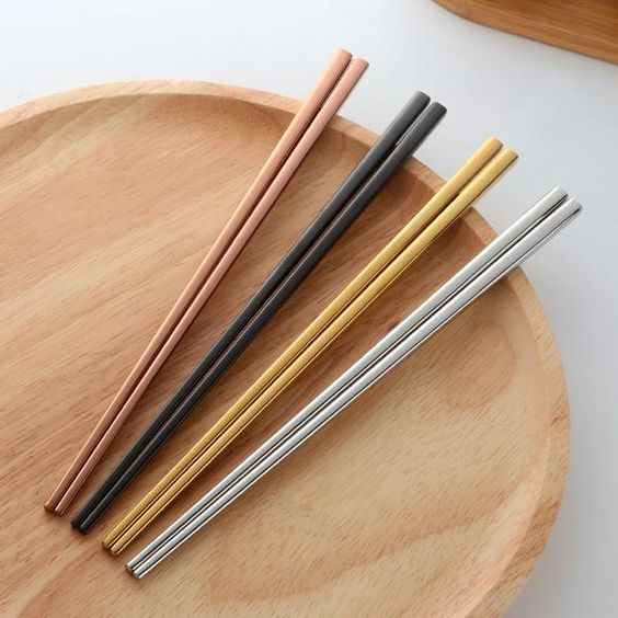 Niko Simple Color Chopsticks 2 Pieces Set