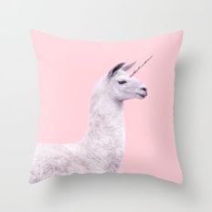 Unicorn Lama Cushion Cover