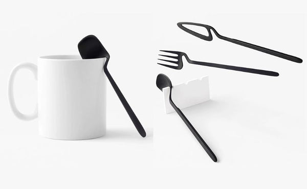 Skeleton Modern 4 Pieces Cutlery