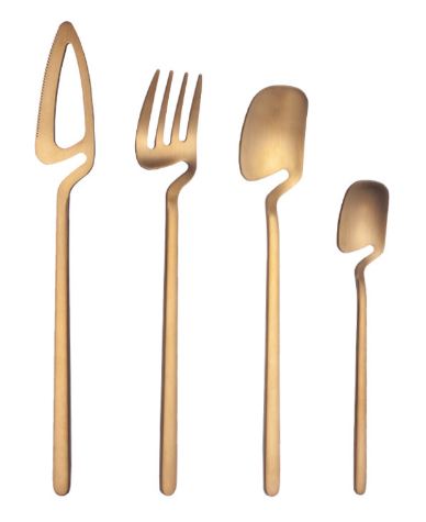 Skeleton Modern 4 Pieces Cutlery