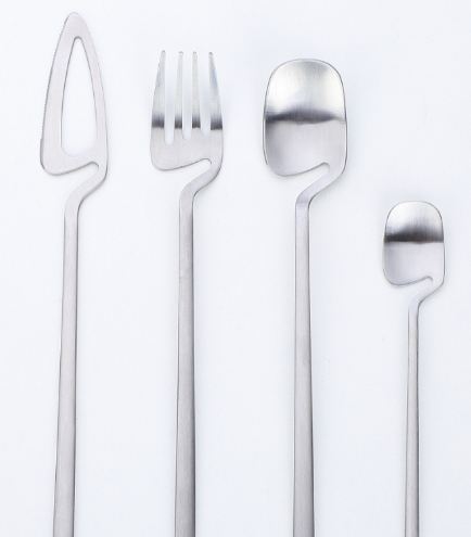 Skeleton Modern 4 Pieces Cutlery