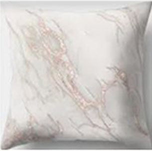 Rose Gold Marble Cushion Cover