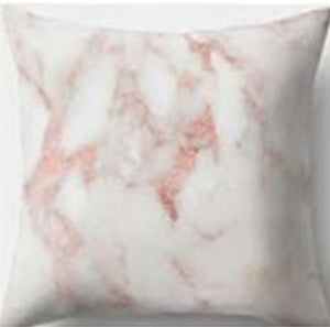 Pink Marble Cushion Cover