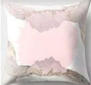 Pink and Concrete Cushion Cover