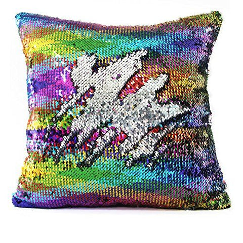 Colorful Double Sequin  Cushion Cover