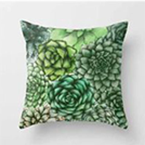 Floral Green Nature Cushion Cover