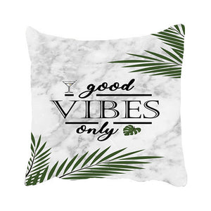 Tropical Good Vibes Only Cushion Cover