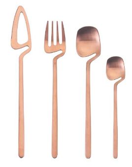 Skeleton Modern 4 Pieces Cutlery