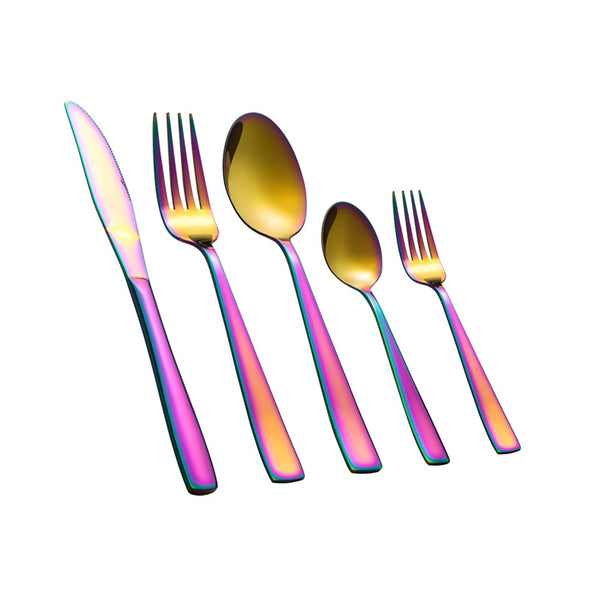 Rainbow 5 Pieces Set Cutlery